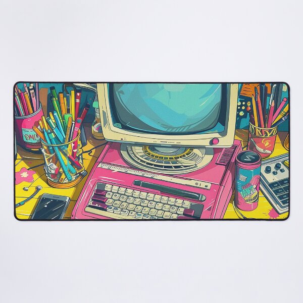 Item preview, Retro Computer Illustration designed and sold by nomiraclehere.
