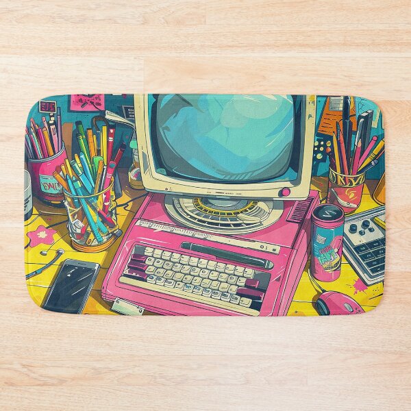 Item preview, Retro Computer Illustration designed and sold by nomiraclehere.