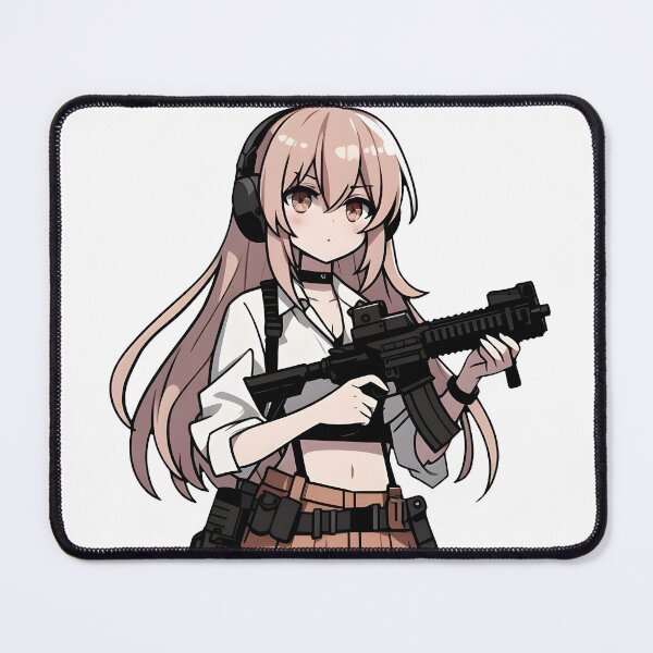 Item preview, Anime gun girl cute designed and sold by revsdesign.