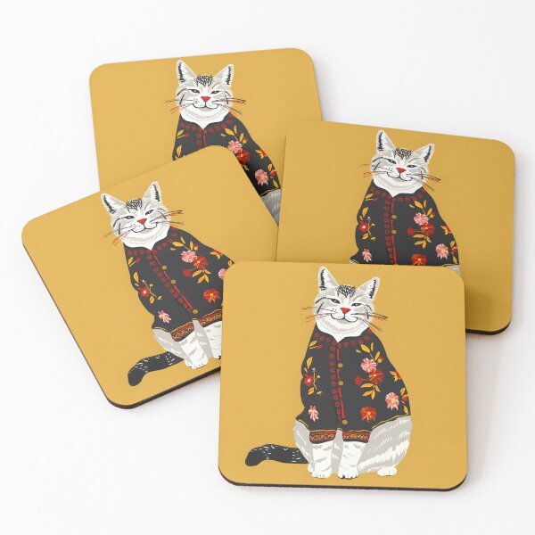 Item preview, "Ukrainian-inspired Cats" Smile Cat Collections designed and sold by DesignVistaHub.