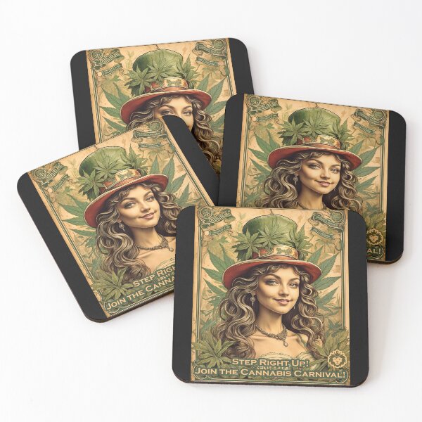 Item preview, Cannabis Carnival vintage designed and sold by GreenKingShop.