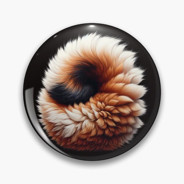 Item preview, Curled Majesty: Shiba Inu's Tail Art Funny Gifts designed and sold by DiySystem.