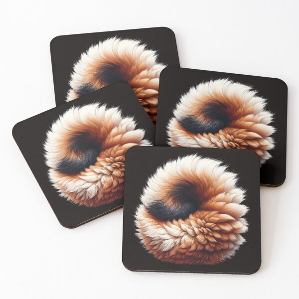 Item preview, Curled Majesty: Shiba Inu's Tail Art Funny Gifts designed and sold by DiySystem.
