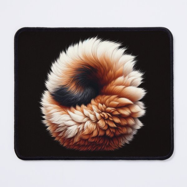 Item preview, Curled Majesty: Shiba Inu's Tail Art Funny Gifts designed and sold by DiySystem.