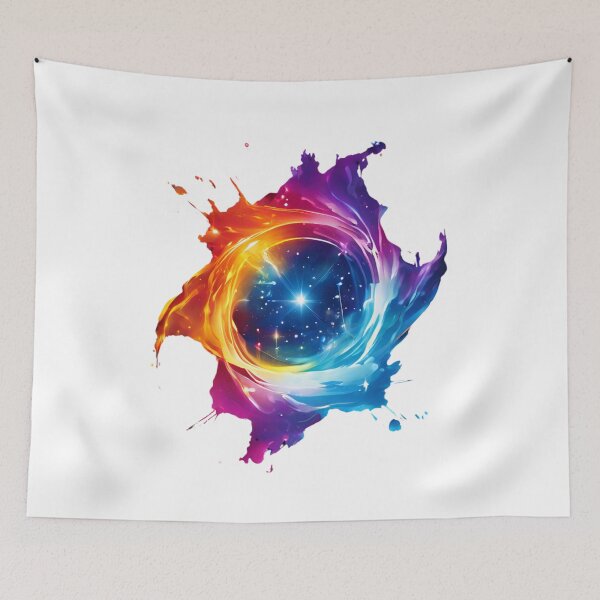 Item preview, star nebula, Water Splash, splash color, Artwork, Digital Print Art designed and sold by Charlygood.
