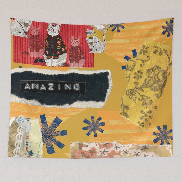 Item preview, "Ukrainian-inspired Cats" Smile Cat Collections designed and sold by DesignVistaHub.