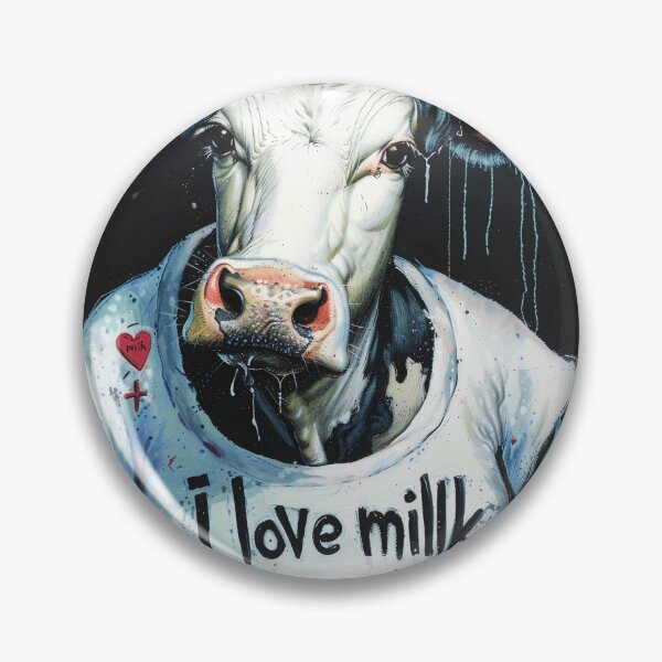 Item preview, Cow wear t-shirt with "I love milk"  designed and sold by Brendon987.