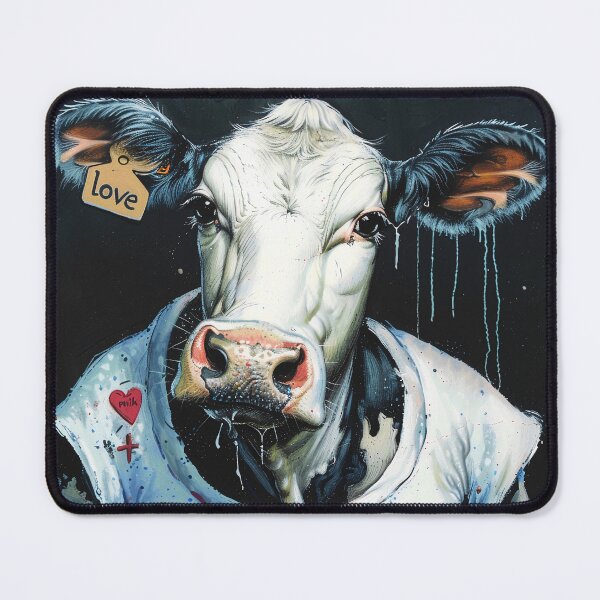Item preview, Cow wear t-shirt with "I love milk"  designed and sold by Brendon987.