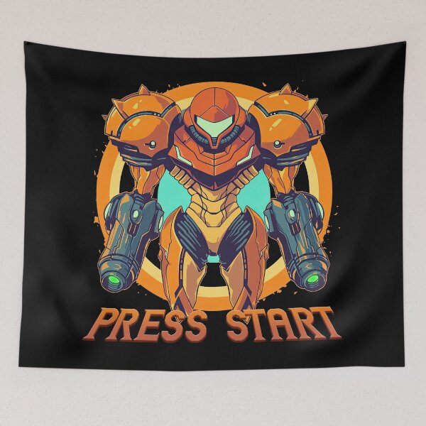 Item preview, Samus Press Start Gamer designed and sold by blackdogshop.