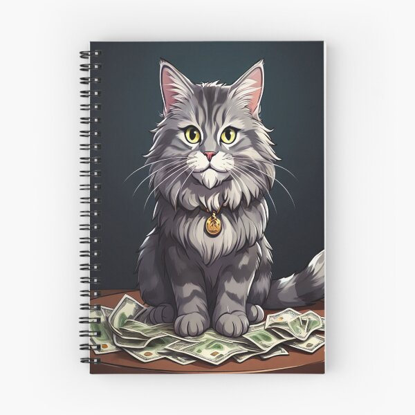 Item preview, Cat and dollars designed and sold by saly55887.