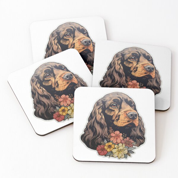 Item preview, Cute Flower Cocker Spaniel Mom Dad Guardian Angel Best Friend Doggie Paw designed and sold by SMARTKIT  DESIGNAGENCY.