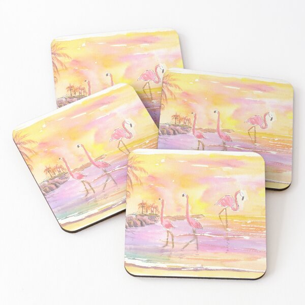 Artikelvorschau, Wunderschöner Flamingo Beach Aruba bei Sonnenuntergang entworfen und verkauft von artshop77.