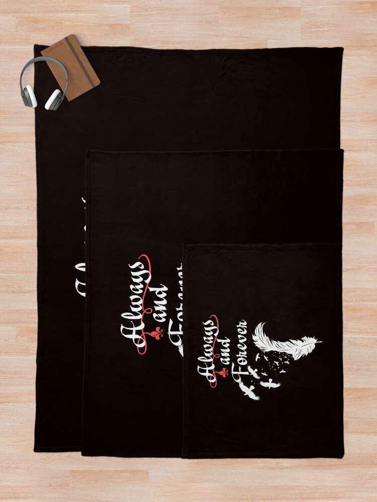 Alternate view of Always and Forever. Throw Blanket