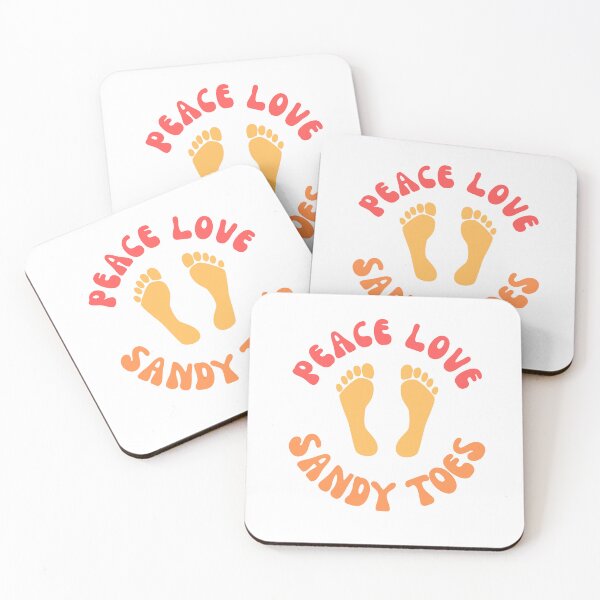 Item preview, Peace Love Sandy Toes designed and sold by SunSamsStyle.