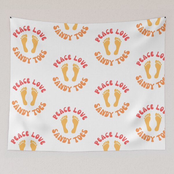 Item preview, Peace Love Sandy Toes designed and sold by SunSamsStyle.