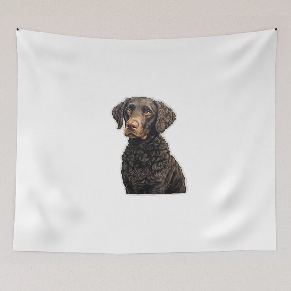 Item preview, Cute Curly Coated Retriever Mom Dad Guardian Angel Best Friend Doggie Paw designed and sold by SMARTKIT  DESIGNAGENCY.
