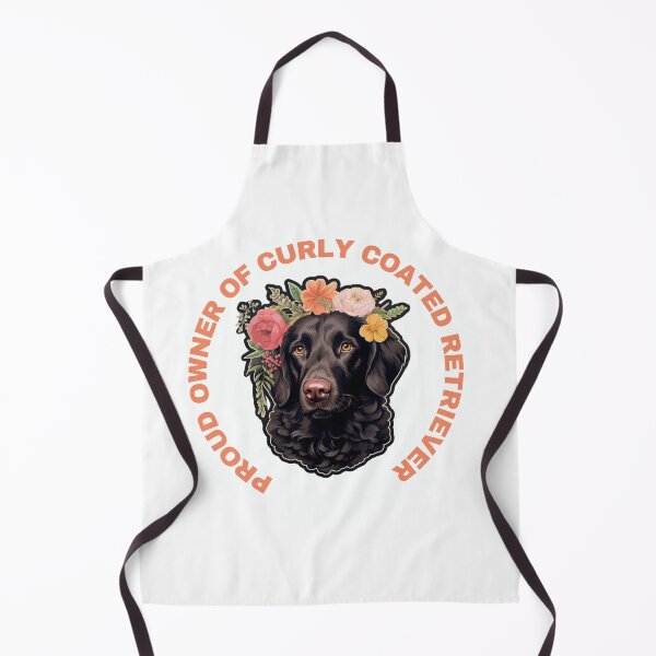 Item preview, Cute Flower Curly Coated Retriever Mom Dad Guardian Angel Best Friend Doggie Paw designed and sold by SMARTKIT DESIGNAGENCY.
