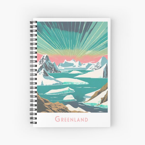 Item preview, Vintage Greenland - Minimalist Retro Travel Poster for Globetrotters designed and sold by pod24.