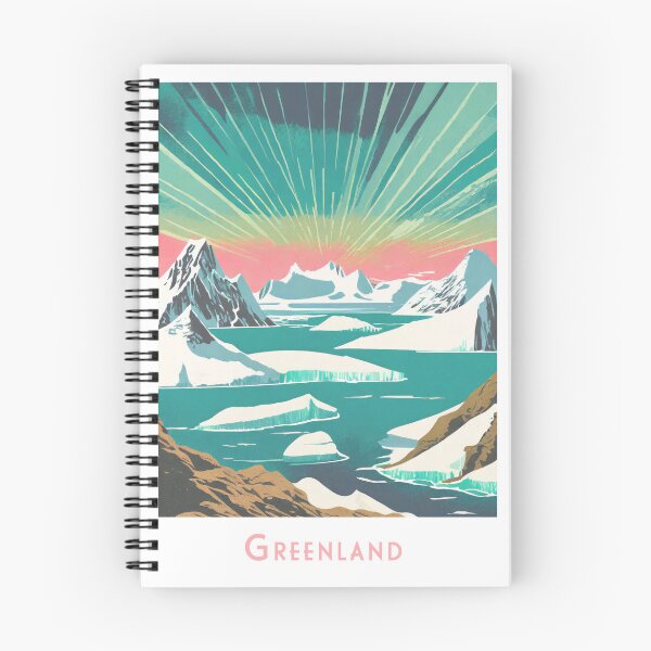 Item preview, Vintage Greenland - Minimalist Retro Travel Poster for Globetrotters designed and sold by pod24.