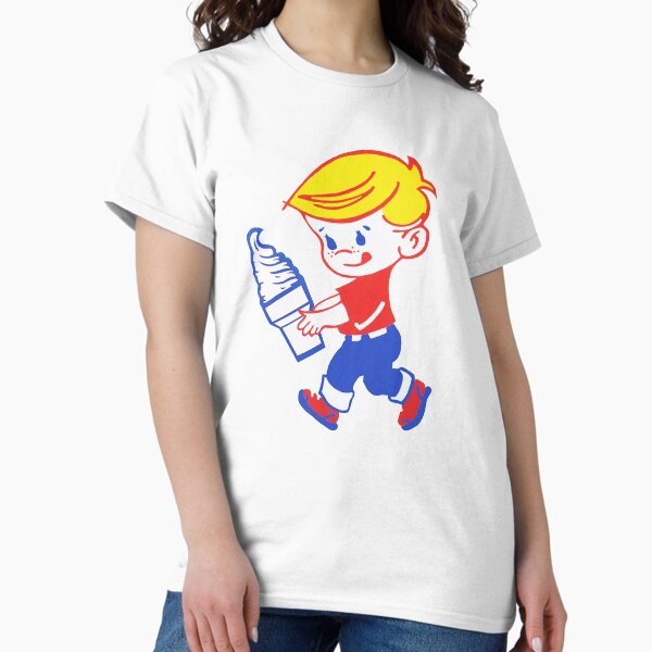 Item preview, Vintage Frosty Boy Ice cream Cone Brand Character designed and sold by PIXEL POP DESIGNS - Beyond the Norm!.