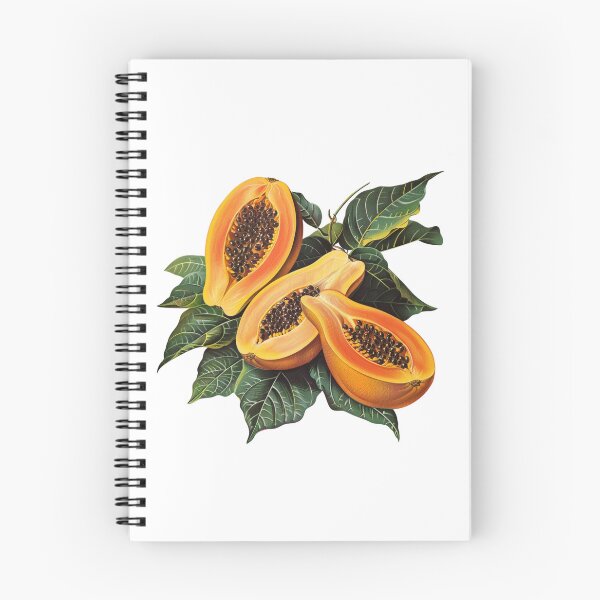 Artikelvorschau, Papaya-Illustration im Vintage-Stil entworfen und verkauft von Croclair.