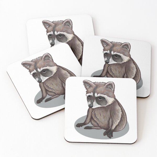 Item preview, baby raccoon sitting designed and sold by Nandy18.