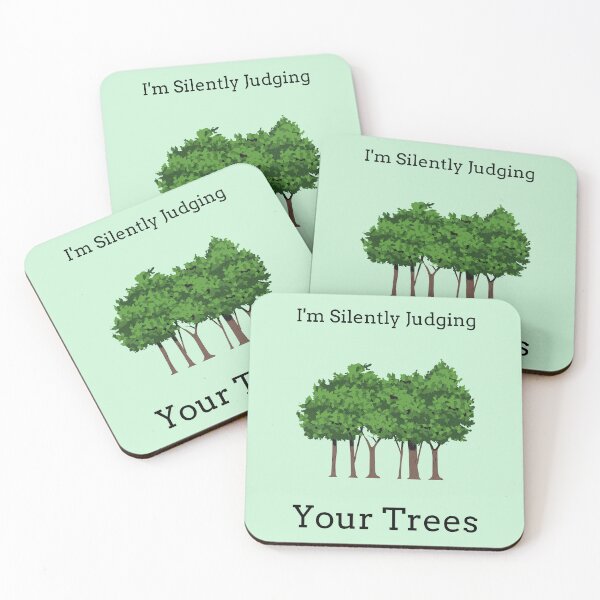 Item preview, I'm Silently Judging Your Trees designed and sold by ShamblesShirts.