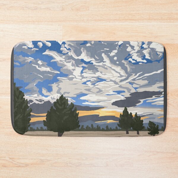 Item preview, Sunset Over the Mountaintop designed and sold by ToonyPineapple.