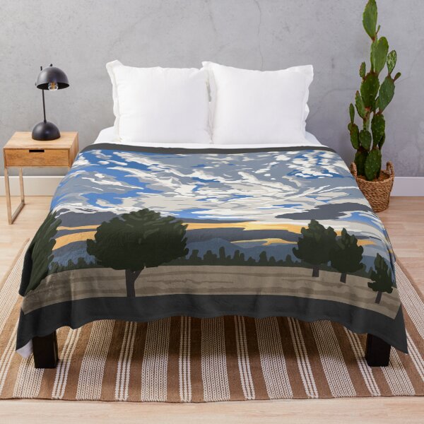 Item preview, Sunset Over the Mountaintop designed and sold by ToonyPineapple.