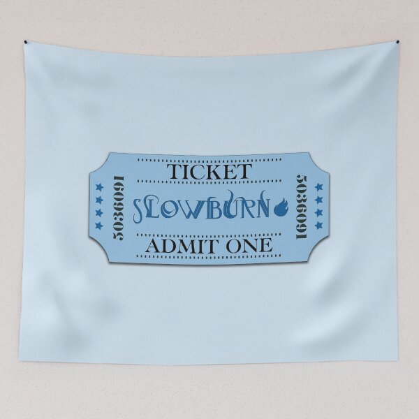 Item preview, Slowburn Trope Ticket Stub  designed and sold by baranskini.