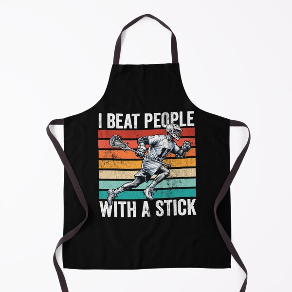 Item preview, I Beat People with A Stick Lacrosse designed and sold by DetourShirts.