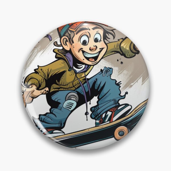 Item preview, Cartoon Skateboard designed and sold by xadamnft.