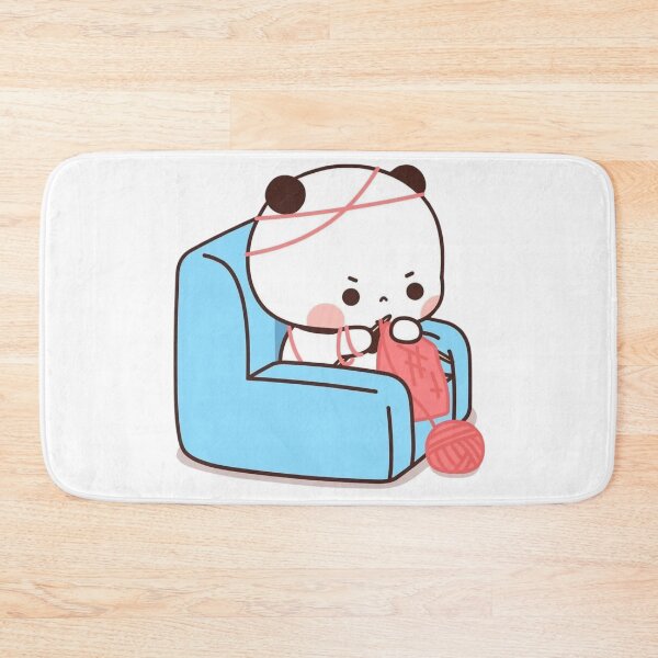 Item preview, Panda Bear And Brownie True Love BUBU DUDU Couple Goma peach Sugar Valentine xmas  2024 designed and sold by OceanLiveArts.