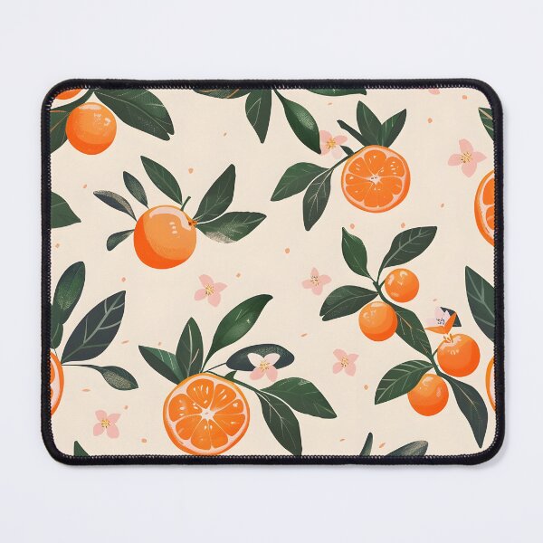 Item preview, Mandarin oranges pattern designed and sold by CulturalVibes.