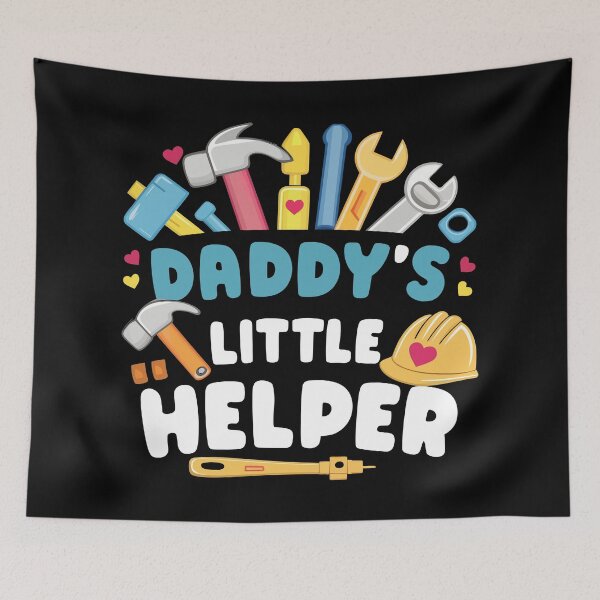 Item preview, Fathers Day Funny Gift For Kids Daddys Little Helper designed and sold by Quirky Shirts.