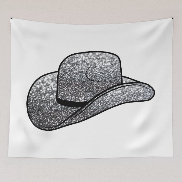 Item preview, Silver Sparkle Cowboy Hat designed and sold by sydneyurban.