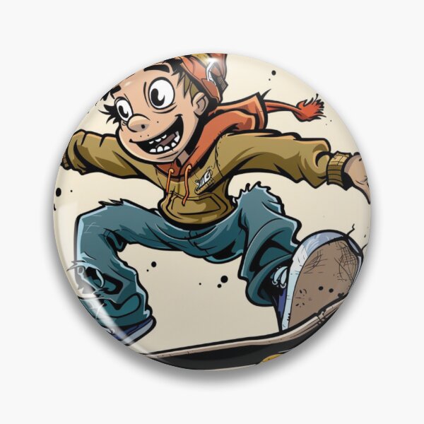 Item preview, Cartoon Skateboard designed and sold by xadamnft.