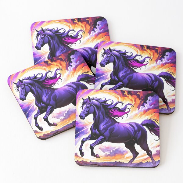 Item preview, Purple Fire Horse designed and sold by Brasuca's Art.