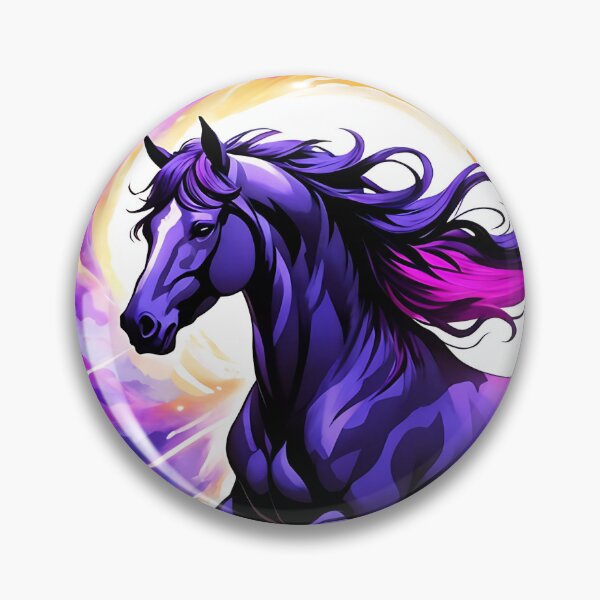 Item preview, Purple Fire Horse designed and sold by Brasuca's Art.