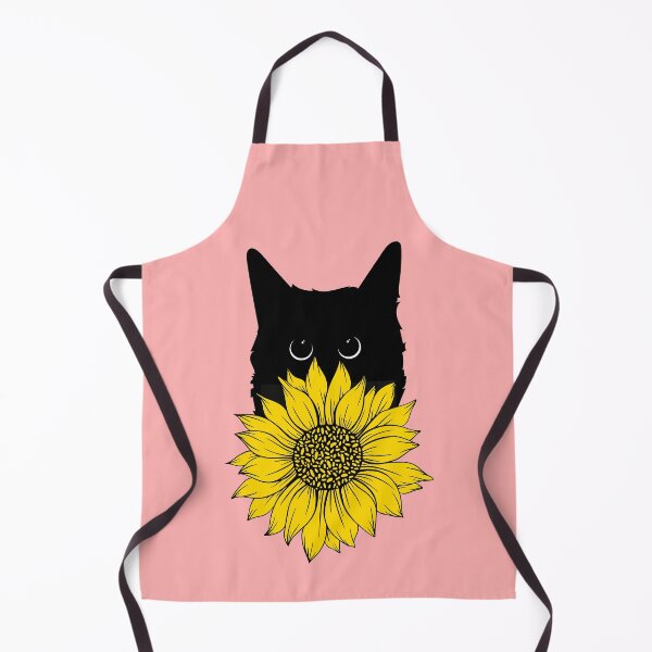 Item preview, Cat Loves Sunflower designed and sold by GoblinBoutique.