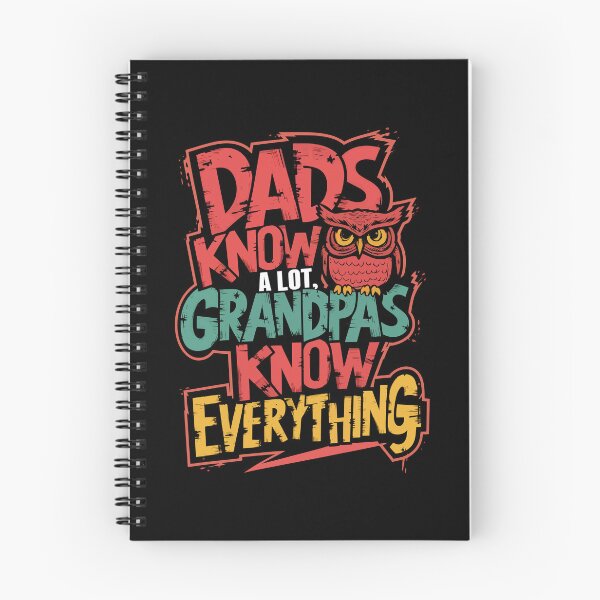 Item preview, Fathers Day Funny Gift Dads Know A Lot Grandpas Know Everything designed and sold by Quirky Shirts.