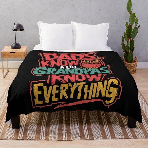 Item preview, Fathers Day Funny Gift Dads Know A Lot Grandpas Know Everything designed and sold by Quirky Shirts.