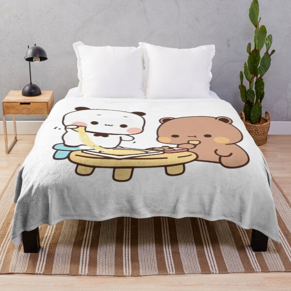 Item preview, Panda Bear And Brownie True Love BUBU DUDU Couple Goma peach Sugar Valentine xmas  2024 designed and sold by OceanLiveArts.