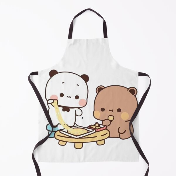 Item preview, Panda Bear And Brownie True Love BUBU DUDU Couple Goma peach Sugar Valentine xmas 2024 designed and sold by OceanLiveArts.