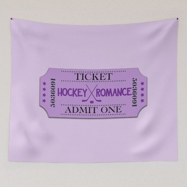 Item preview, Hockey Romance Trope Ticket Stub  designed and sold by baranskini.