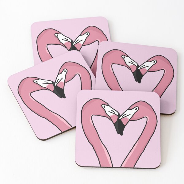 Item preview, Flamingo Heart designed and sold by TrixiesWorlds.