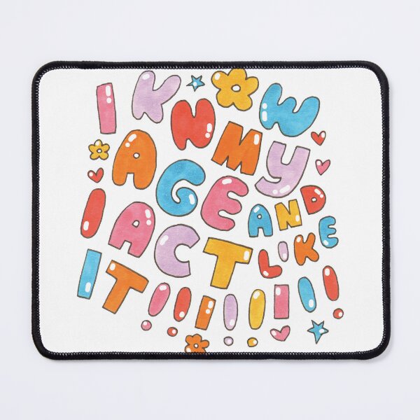 Item preview, I Know My Age designed and sold by RickytheUnicorn.