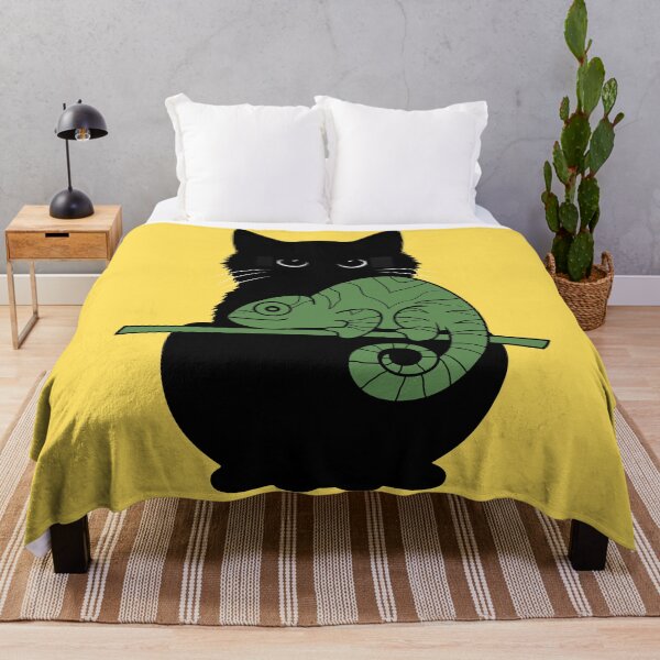 Item preview, Cat Loves Iguana designed and sold by GoblinBoutique.