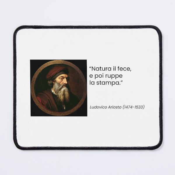 Item preview, Ludovico Ariosto 1 designed and sold by QuotationInsp.