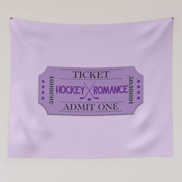 Item preview, Hockey Romance Trope Ticket Stub Vintage designed and sold by baranskini.